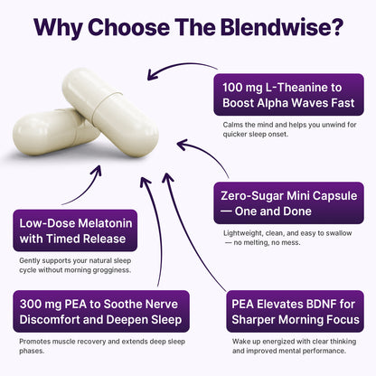 Blendwise™ Natural Sleep Aid – Fall Asleep Fast, Wake Up Clear